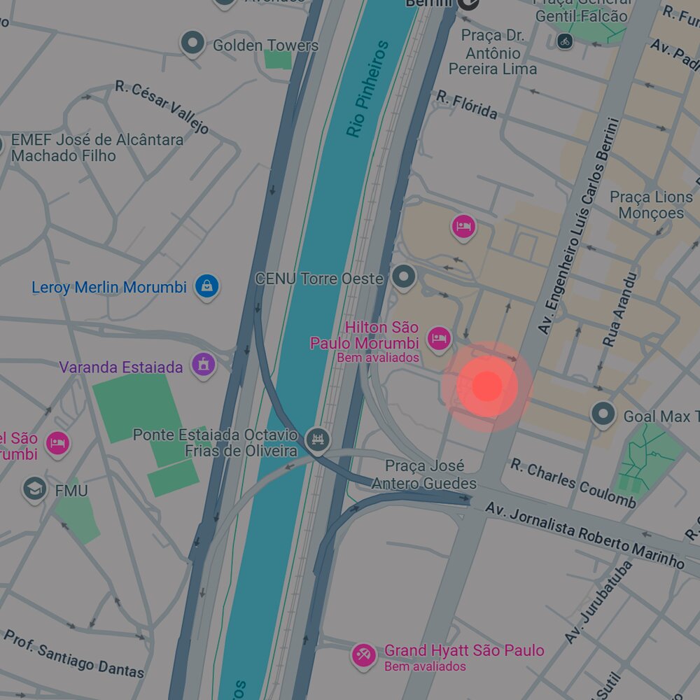 Localização Team4U — Av. Eng. Luiz Carlos Berrini, São Paulo